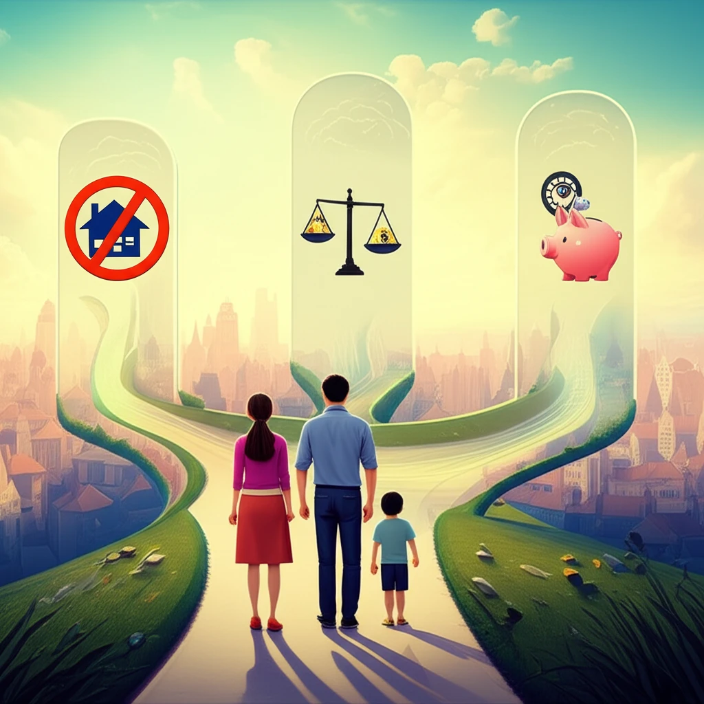 무주택, 소득, 청약통장 3가지 핵심 요소 다이어그램