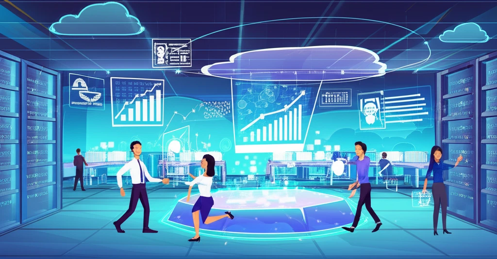 클라우드 및 데이터 활용 이미지